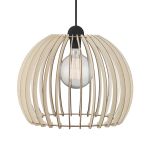 Nordlux Luce pendente Chino 40 E27 Marrone - Legna | Max. 60W