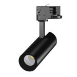 Noxion Luce A Binario LED 3 Fasi Ecowhite Aluminium Nero 10W 840lm 36D - 830 Luce Calda - 