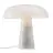 DFTP by Nordlux Lampada Da Tavolo Glossy Marmo e Vetro Bianca | 320mm - Adatto per 1x E27