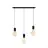 Calex XXL Lumen alto Oro Set completo - Including 3 XXL Bulbos + Cordset Rettangolare base
