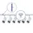 Set completo 1-Fase Rail 3 Metro Bianca | incl. 6x Faretti + GU10 2700K 3W Dimmerabile + Tappo Di Chiusura, Connettore di Alimentazione e I-Connettore