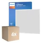 Confezione Multipack 4x Philips Pannello A LED Ledinaire RC065B 28W 3400lm - 840 Bianco Freddo | 60x60cm - UGR 